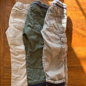 ❤️SOLD❤️boys size 4 pants, 2 lined, 1 unlined